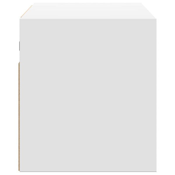 TV-Wandschrank mit LED Weiß 80cm