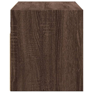TV-Wandschrank Eichenoptik mit LED-Beleuchtung