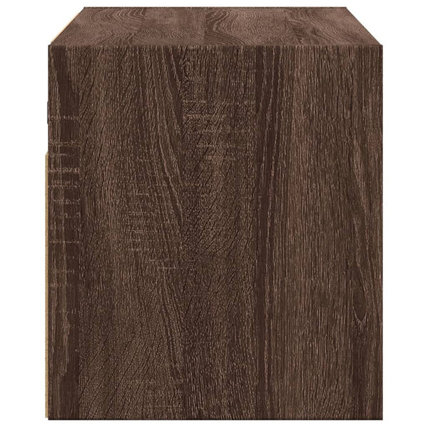 TV-Wandschrank Eichenoptik mit LED-Beleuchtung
