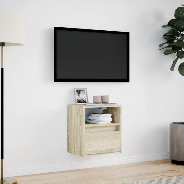 TV-Wandschrank mit LED Sonoma 41 cm