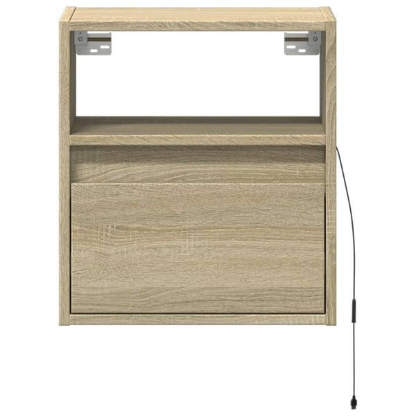 TV-Wandschrank mit LED Sonoma 41 cm