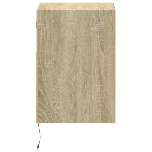TV-Wandschrank mit LED Sonoma 41 cm