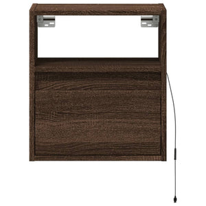 TV-Wandschrank Eichenoptik mit LED