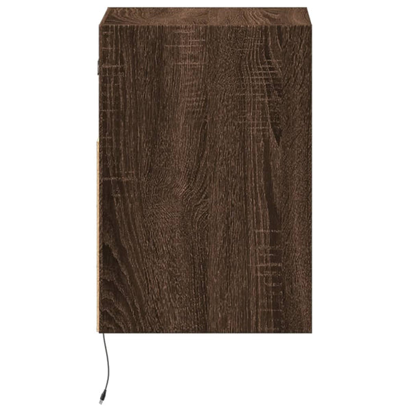 TV-Wandschrank Eichenoptik mit LED