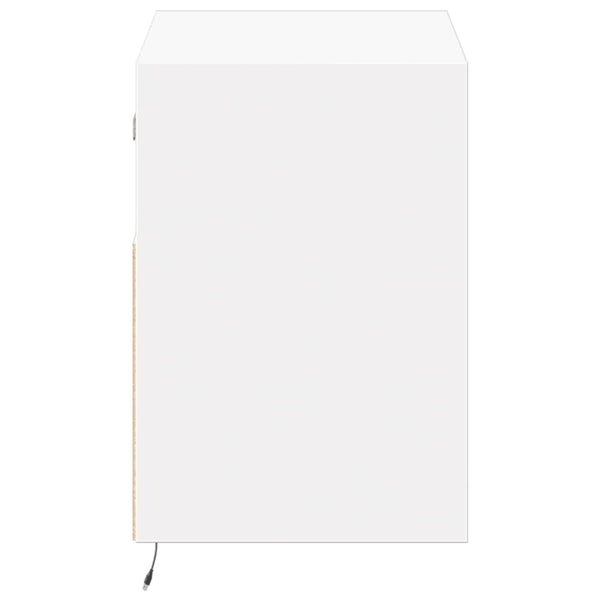 TV-Wandschrank mit LED Weiß 80cm