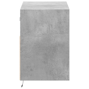 TV-Wandschrank mit LED Betongrau 80cm