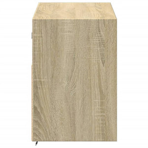 TV-Wandschrank mit LED Sonoma-Eiche 100 cm