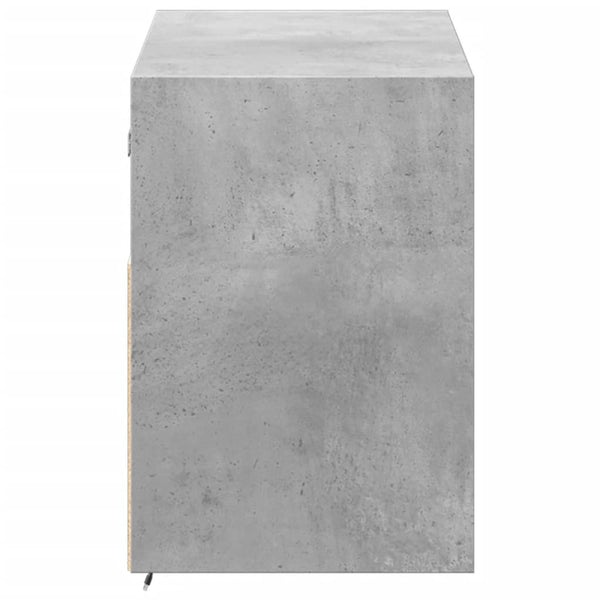 TV-Wandschrank mit LED Betongrau 100cm