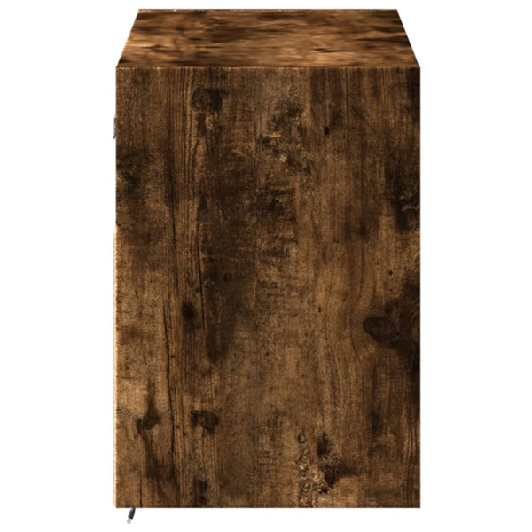TV-Wandschrank mit LED Räuchereiche 100cm
