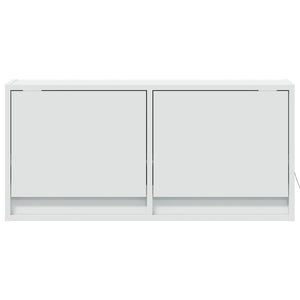 TV-Wandschrank mit LED Weiß 80cm