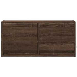 TV-Wandschrank mit LED Eichenoptik