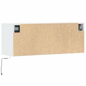 TV-Wandschrank mit LED Weiß 100 cm