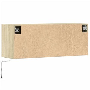 TV-Wandschrank mit LED Sonoma-Eiche 100 cm