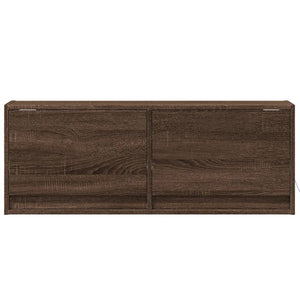 TV-Wandschrank mit LED Eichenoptik 100 cm