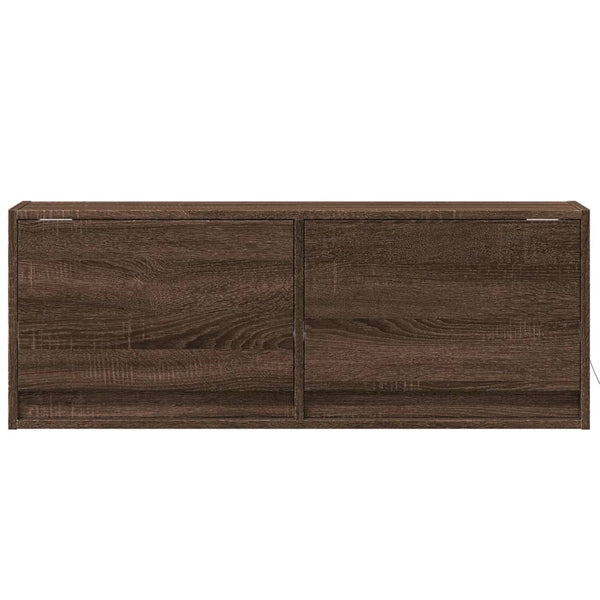 TV-Wandschrank mit LED Eichenoptik 100 cm