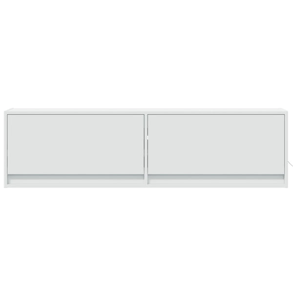 TV-Wandschrank mit LED Weiß 140cm