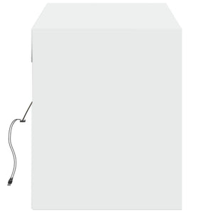 TV-Wandschrank mit LED Weiß 140cm
