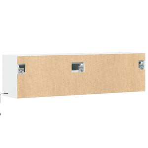 TV-Wandschrank mit LED Weiß 140cm
