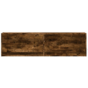 TV-Wandschrank Räuchereiche mit LED 140cm