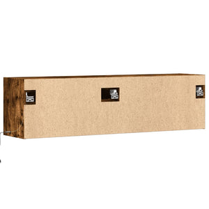 TV-Wandschrank Räuchereiche mit LED 140cm