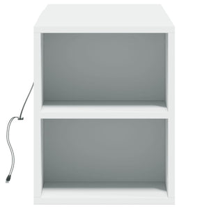 TV-Wandschrank mit LED Weiß 135cm