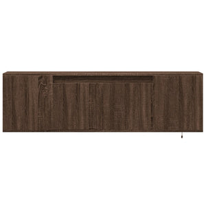 TV-Wandschrank Eiche Optik mit LED