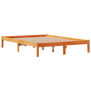 Bettgestell 120x190 cm Wachsbraun