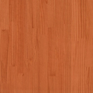 Bettgestell 180x200 cm mit Kopfteil Wachsbraun