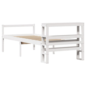 Seniorenbett Weiß 90x190 cm ohne Matratze
