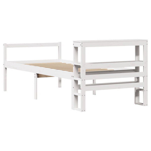 Seniorenbett Weiß 90x190 cm ohne Matratze