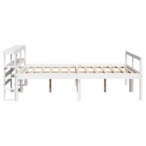 Seniorenbett Weiß 120x190 cm ohne Matratze