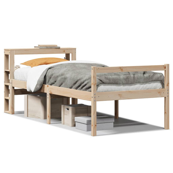 Seniorenbett 90x200 cm Kiefer Massivholz