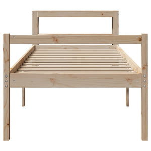 Seniorenbett 90x200 cm Kiefer Massivholz