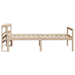 Seniorenbett 90x200 cm Kiefer Massivholz