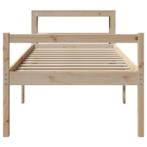 Seniorenbett 100x200 cm Kiefer Massivholz