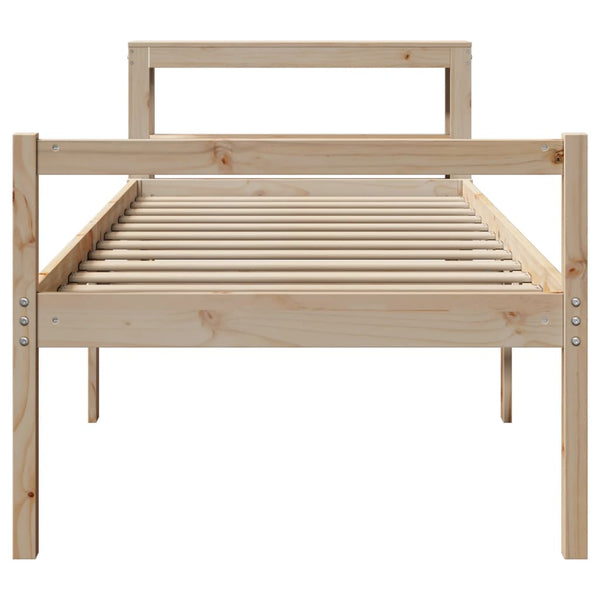 Seniorenbett 100x200 cm Kiefer Massivholz