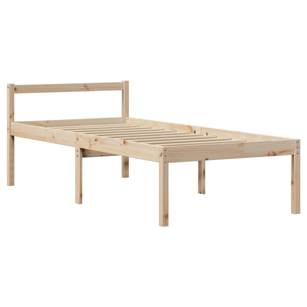 Seniorenbett 100x200 cm Kiefer Massivholz