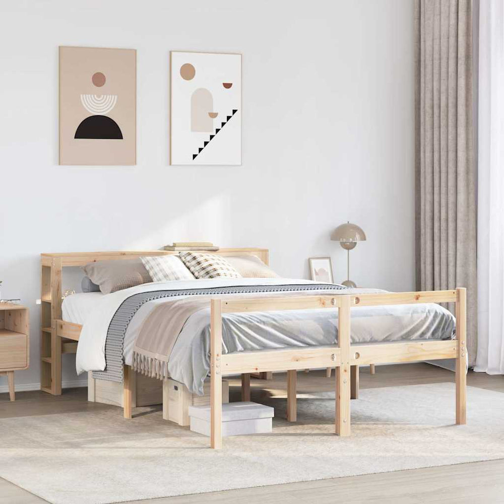 vidaXL Lit senior avec tête de lit sans matelas 120x200 cm