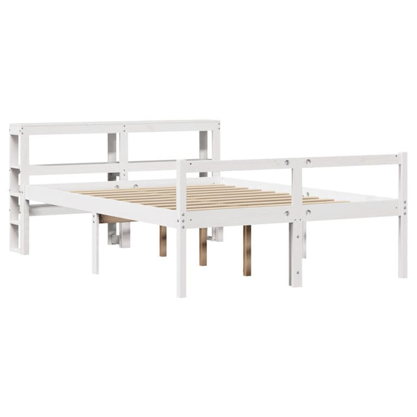 Seniorenbett Weiß 120x200 cm ohne Matratze
