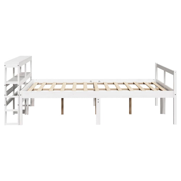 Seniorenbett Weiß 120x200 cm ohne Matratze