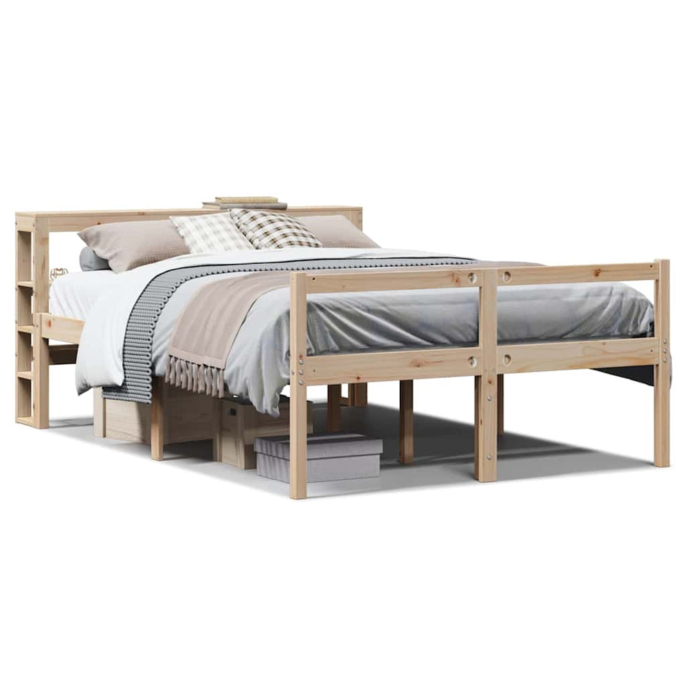 vidaXL Lit pour personnes âgées avec tête de lit sans matelas 160x200 cm