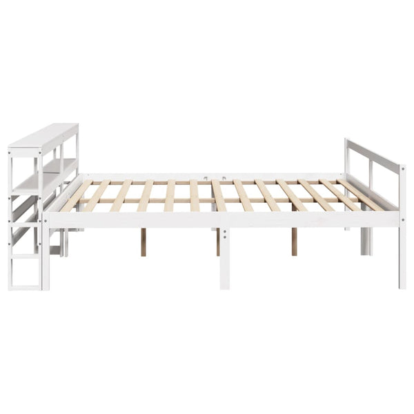 Seniorenbett Weiß 180x200 cm ohne Matratze