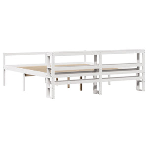 Seniorenbett Weiß 180x200 cm ohne Matratze