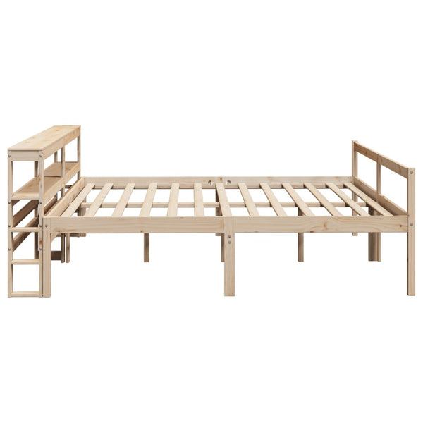 Seniorenbett 200x200 cm Kiefer Massivholz