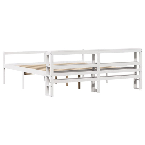 Seniorenbett Weiß 200x200 cm ohne Matratze