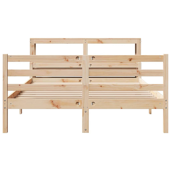 Bettgestell 140x190 cm mit Kopfteil