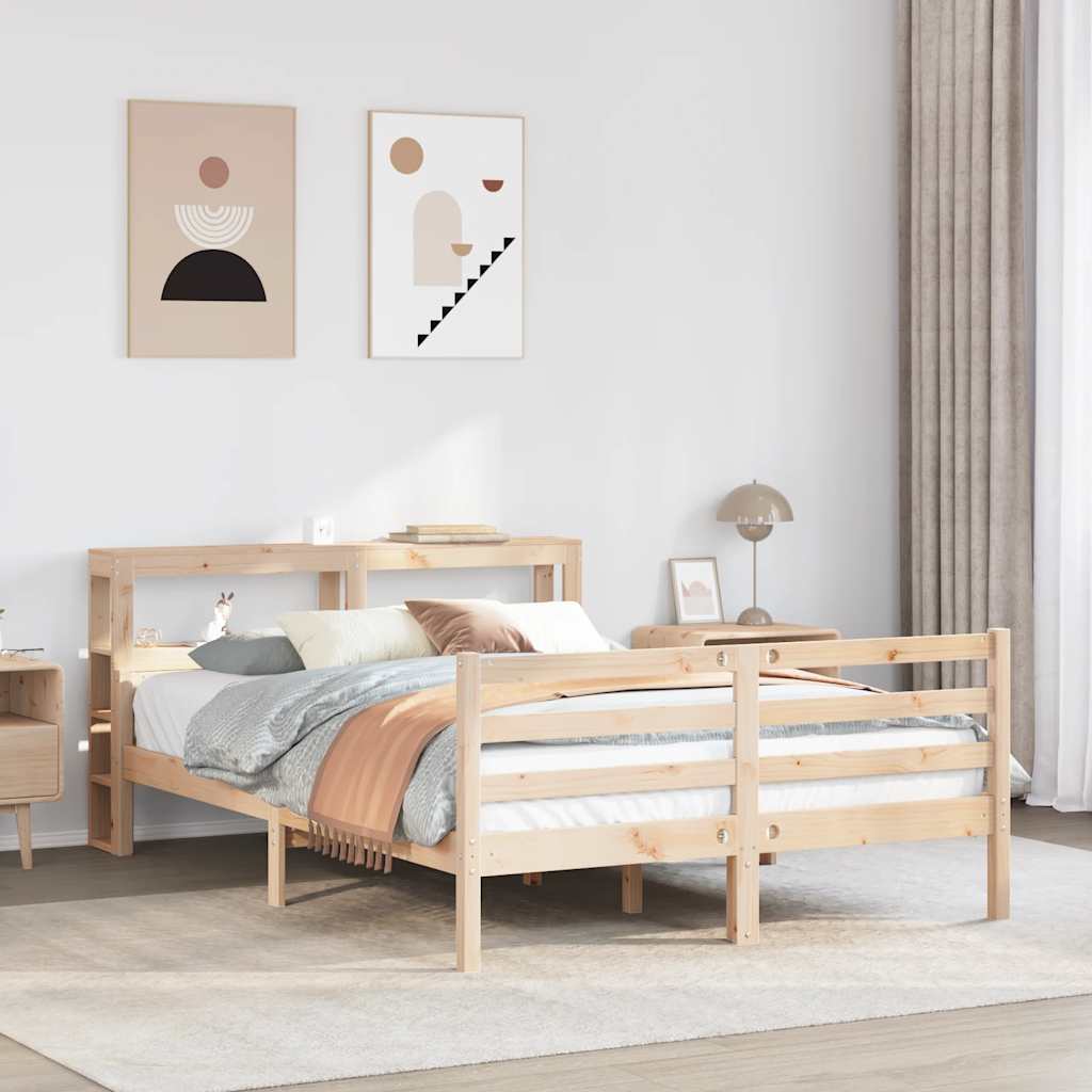 Bettgestell 140x190 cm mit Kopfteil