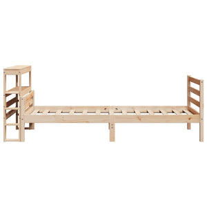 Bettgestell 90x200 cm mit Kopfteil