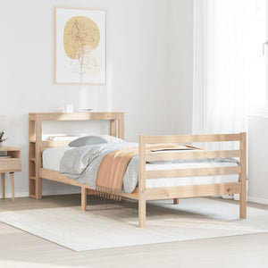 Bettgestell 90x200 cm mit Kopfteil