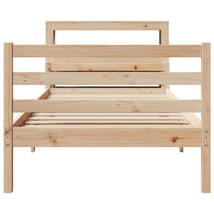 Bettgestell 100x200 cm mit Kopfteil